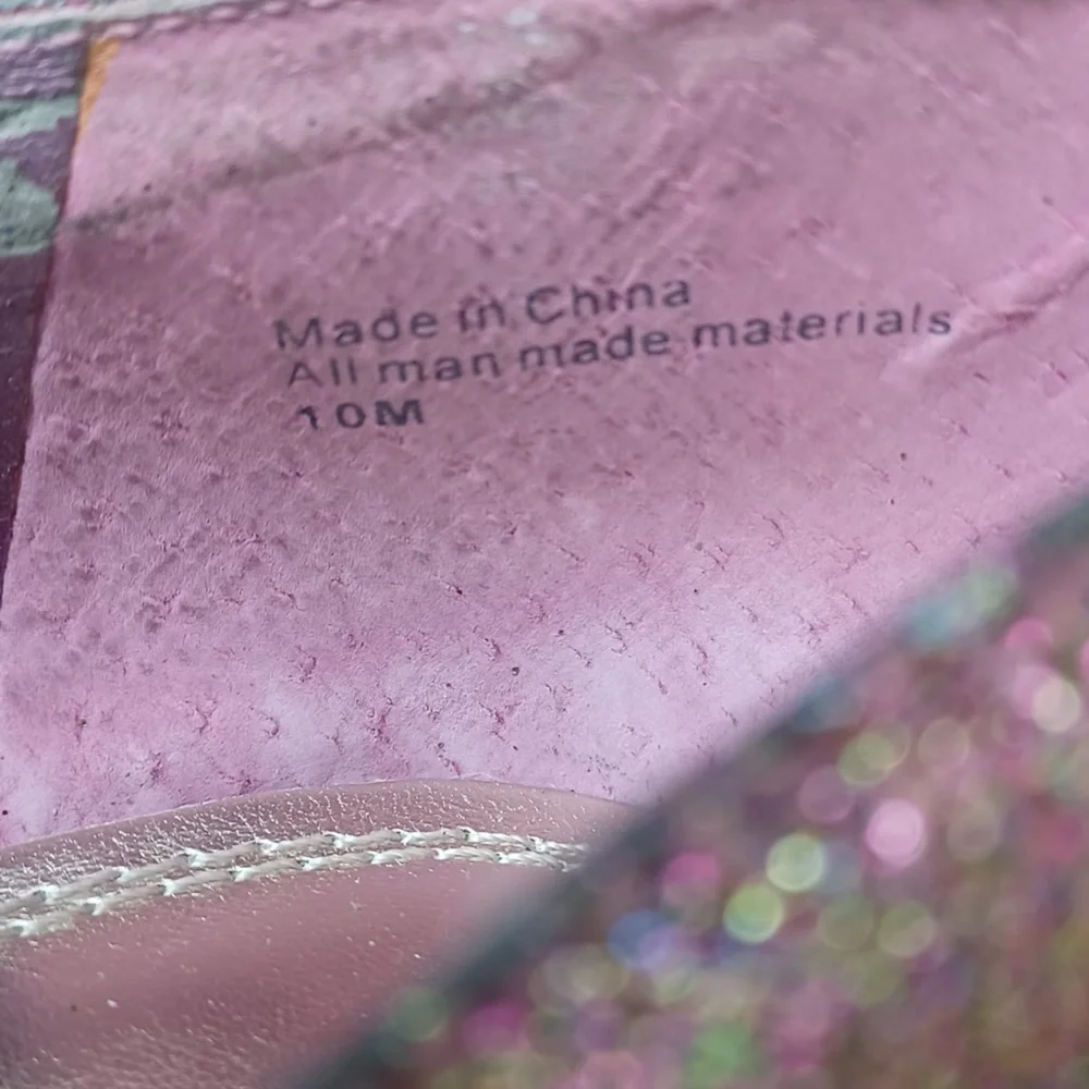 Bakers Glittery Pink Heels Size 10 M - Picture 10 of 10